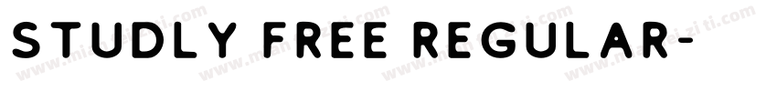 Studly Free Regular字体转换